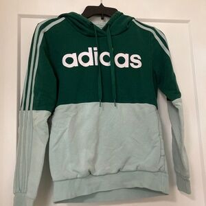 Women’s XS Adidas Dual-toned Green Hoodie